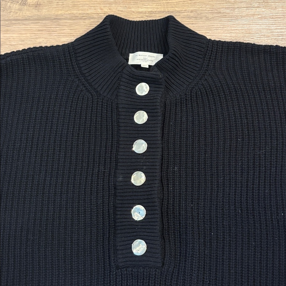 Sezane Lucas Jumper Black - Size XXL - Picture 3 of 9